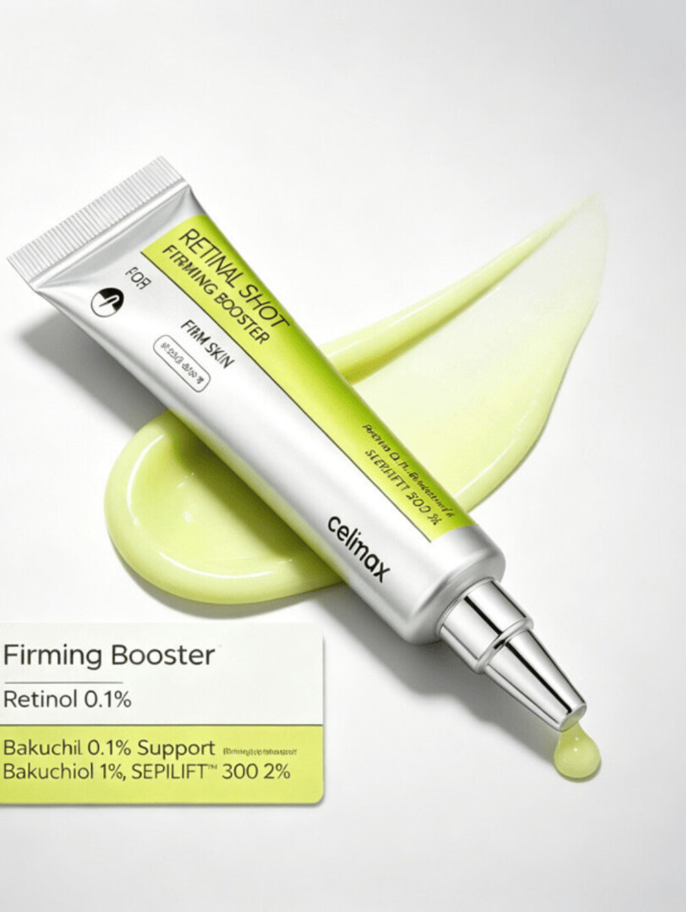 Retinol Infused Facial Skin Booster Serum, Lightweight Tube-Type Skin